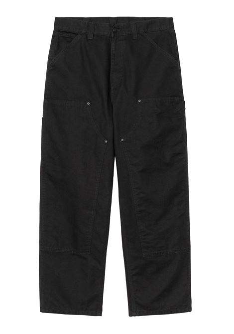 pantaloni ig double knee pant uomo neri CARHARTT WIP | I03563889.06